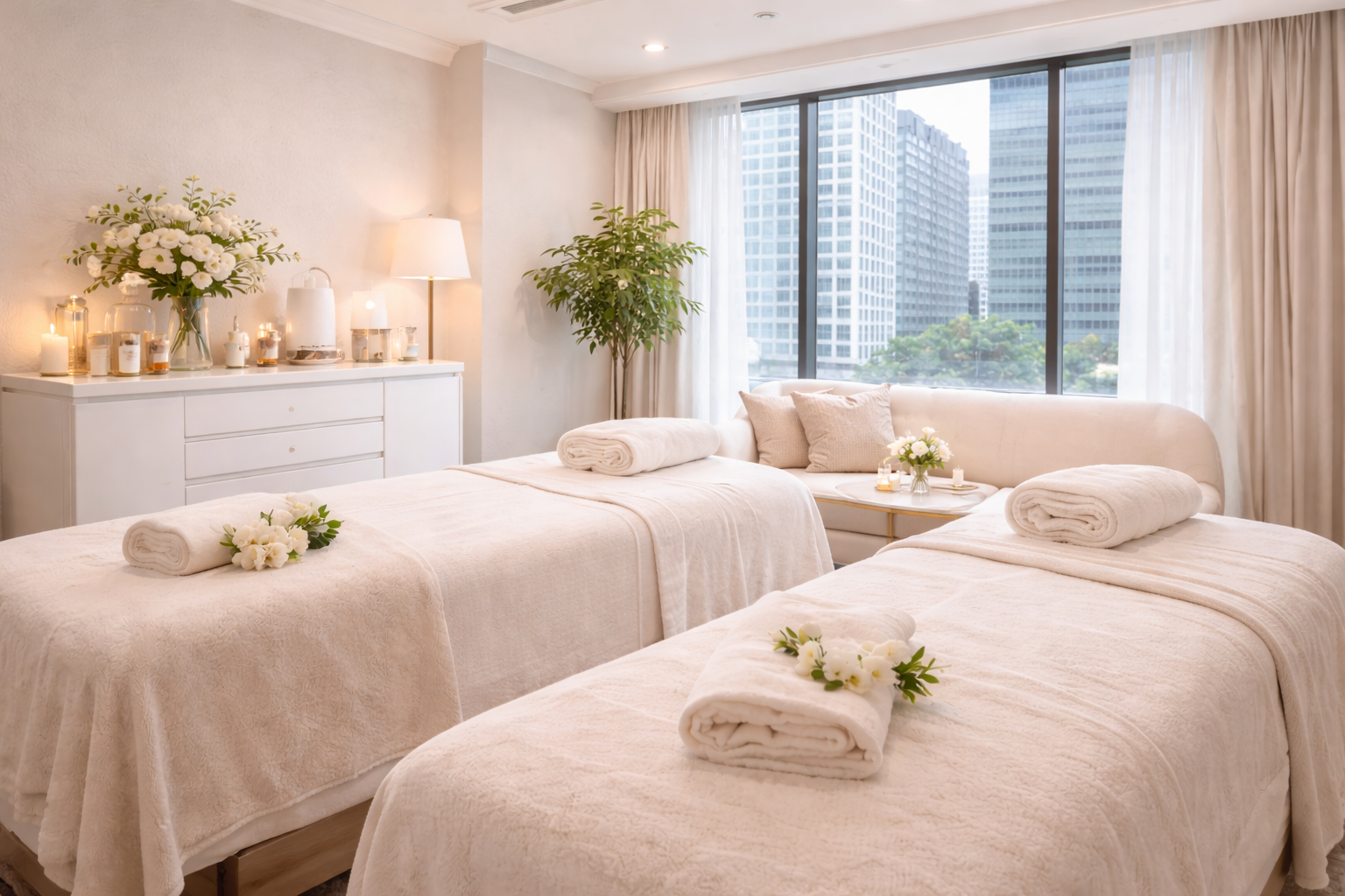 サロンの施術ルーム